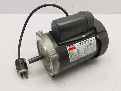 Dayton 5GD57BA 1/2HP 1725RPM 56C Frame 1PH Single Phase TEFC Motor 120V Plug • $199.99