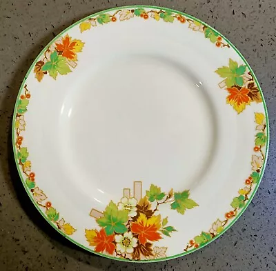 Grindley Cream Petal Autumn Entree Plate Made In England • $25