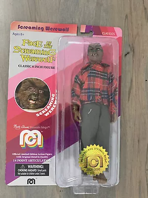 Mego 2018 Classics Face Of The Screaming Werewolf 8” Action Figure • $24.99