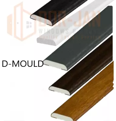 £10.98 • Buy UPVC Plastic Trim Cloaking Fillet D Mould Architrave Window Door Bead 3m COILED