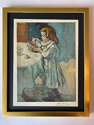 $159 • Buy Pablo Picasso+ Original 1954 + Signed + Framed + Color Plate + The Gourmet