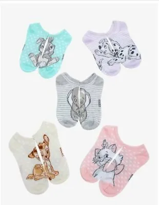 NWT Disney Parks Cute Animal Womens Socks Size 9-11 Marie Dumbo Bambi Thumper • £19.27