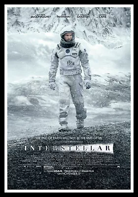 Interstellar Movie Poster Print & Unframed Canvas Prints • $23.95