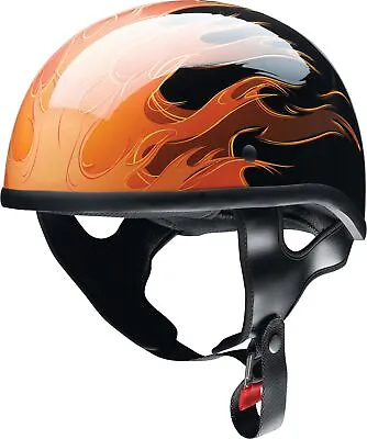 Z1R CC Hellfire Motorcycle Half Helmet Orange • $99.95