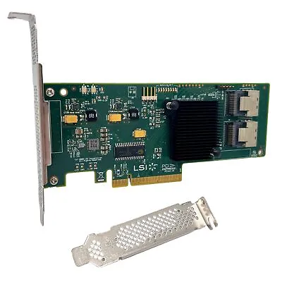 LSI 9211-8i IT Mode HBA SAS SATA 6Gbps 8 Port PCI-e 2.0 X8 TrueNAS UnRAID ZFS • £49.95