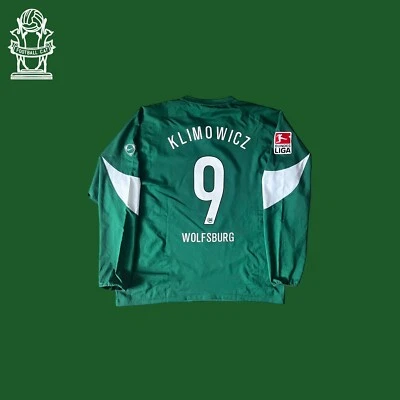 £59.39 • Buy Wolfsburg 2005-2006 Home Long Sleeve Shirt In XL Size With Diego Klimowicz 