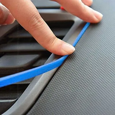 Car Molding Line Interior Decor Blue Point Edge Gap Door Panel Car Accessories • £4.61