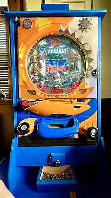 THUNDERBIRDS Classic Pachinko Machine FUJI Slot Arcade PINBALL W/Balls & Stand! • $795