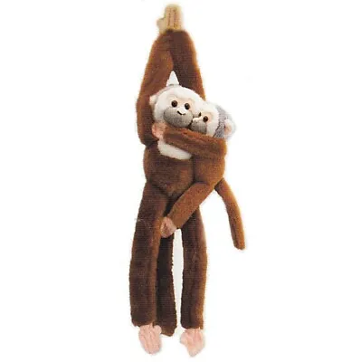 Wild Republic Hanging Squirrel Monkey With Baby 17  NEW • $15.75