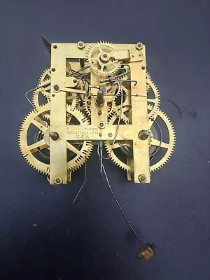 Vintage EN Welch Mfg Forestville Clock Movement Brass Parts Repair Antique Art • $25.65