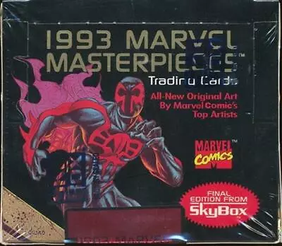 1993 Skybox Marvel Masterpieces Factory Sealed Box (read) • $263.97
