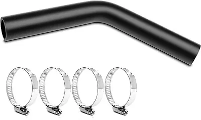 45 Degree Universal Gasoline Fuel Filler Neck Hose 1-1/2  ID 15-7/8  L W/ Clamps • $39.99