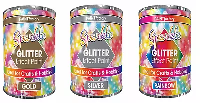 Glitter Spray Paint Sparkling Finish Creative Craft Art In Large Variety  125ML • £5.29