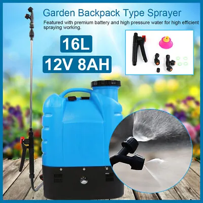 $75.89 • Buy 16L Electric Backpack Type Agricultural High Pressure Sprayer Gardening Tool