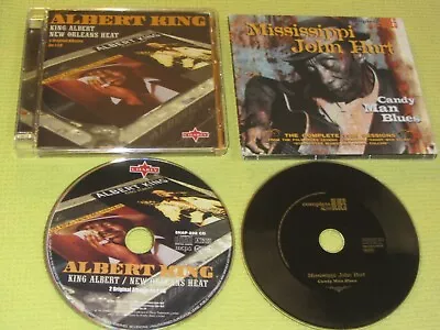 Albert King King Albert - New Orleans Heat & Mississippi John Hurt 2 CD Albums • £7.99