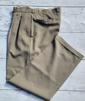 $13.67 • Buy Men's VABene Casual Pants Size 40 X 34 Pleated Stone Colored Breathable Pants