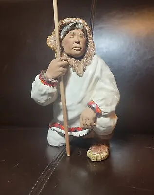 C. Alan Johnson Figure TINGOOK 1966 REPAIRED Vintage Eskimo AS IS • $379