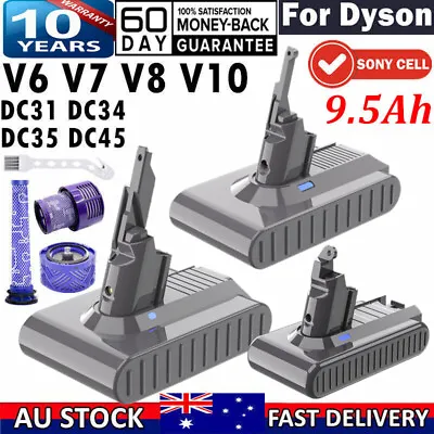 9500mAh For Dyson V6 V7 V8 V10 Battery SV10 SV12 SV11 DC31 DC45 SV03 SV04 SV06 • $38.99