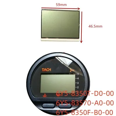 LCD Display For Yamaha Outboard Digital Multifunction Tachometer 6Y5-8350T-D0-00 • $28.70