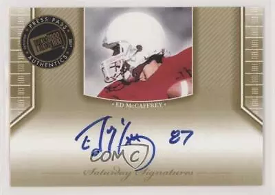 2011 Press Pass Legends Saturday Signatures Ed McCaffrey #SS-EM Auto • $14.34