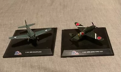 21st Century Toys 1/144 WWII 2 Pack A6M2 Zero Type 11/21 VS SBD Dauntless • $14.99