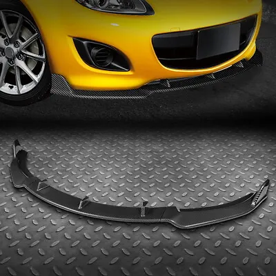 [3pcs] For 09-13 Mx-5 Miata Gv-style Carbon Fiber Look Front Bumper Spoiler Lip • $76.99