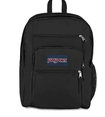 £39 • Buy JANSPORT Big Student Backpack/Schoolbag - Black 34L EK0A5BAH- FREE DELIVERY