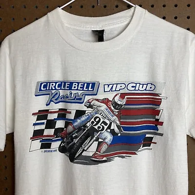 Vintage 80s Circle Bell Racing Pro Twin Series AMA T-shirt Medium Motorcycle • $27.80