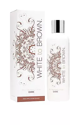 £14.95 • Buy NEW White To Brown Whitetobrown Dark Fake Tan No Bake Self Tanning Lotion 250ml