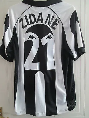 Zidane 21 1997-1998 Juventus Home Football Shirt Size Extra Large XL /39485 • £224.99