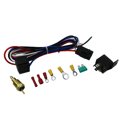 $13.99 • Buy Electric Radiator Engine Fan Thermostat Temperature Switch Relay Kit 3/8  US