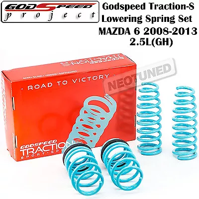 Godspeed Traction-s Lowering Coil Springs Set For Mazda6 2009-2013 2.5l Gh Gsp • $162