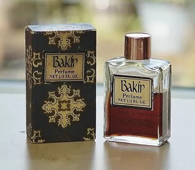 Vintage BAKIR By GERMAINE MONTEIL Splash PURE PARFUM 1/2 Oz~15 Ml DISCONTINUED • $79.95