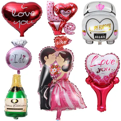 $76.99 • Buy Engagement Balloons Love Wedding Party Anniversary Decor Foil Choose Celebration