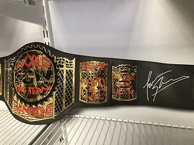 Ecw Tag Team Title Belt With 27 Signatures Paul Heyman Cactus Jack Tommy Dreamer • $4000