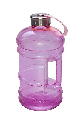2.2L Water Bottle | Large Capacity BPA Free Plastic Water Bottle For Sports Gym • £5.99