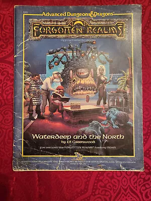 AD&D Waterdeep And The North Adventure Module - Forgotten Realms TSR 9213  • $30