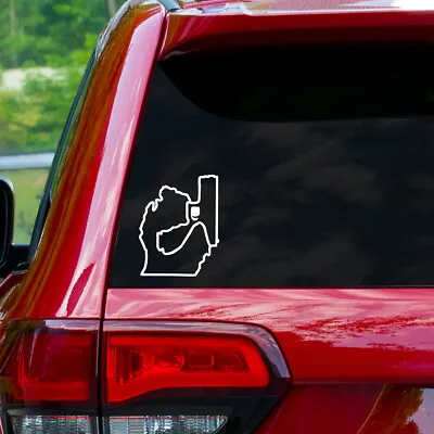  Michigun  4  Tall Decal Window Decal | Funny | Michigan | 28 Different Colors! • $2.99