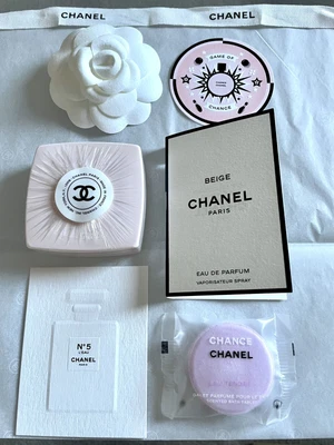 £32.95 • Buy Chanel No.5 Soap Beige Les Exclusifs Edp Chance Bath Tablet Camelia Set