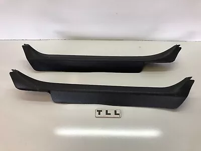 1986-1993 Volvo OEM 240 244 245 RH LH Rear Door Sill Scuff Plate Black Set • $49.99