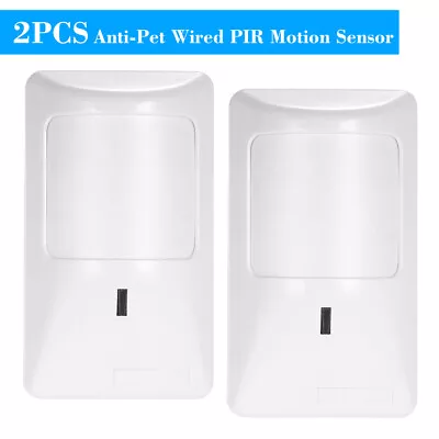 Anti-Pet PIR Motion Sensor Wired Alarm Dual Infrared Detector Pet Immune Q5K7 • $16.99