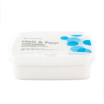 Melt & Pour Soap Base - White SLS FREE - 1Kg • £11.95