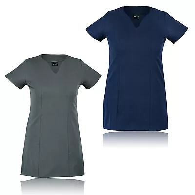 Spa Tunic Beautician Uniform Ladies Salon Beauty Therapist New Hairdressing Nail • £11.99