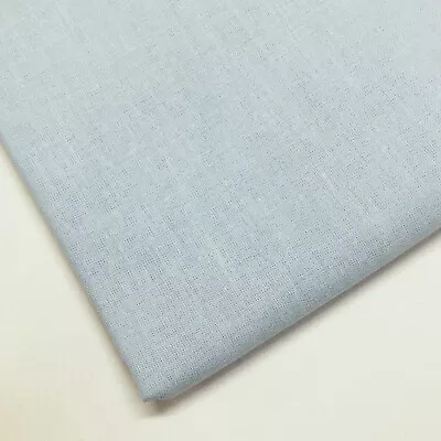 Plain Solid 100% Cotton Fabric Sheeting Craft 60  150cms Wide 150GSM 30+ Colours • £5.85