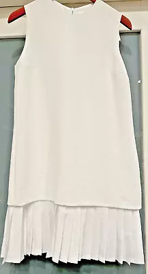 Victoria Beckham White Dress Very Classy SZ 6 New With Tags Retail $540 • $80