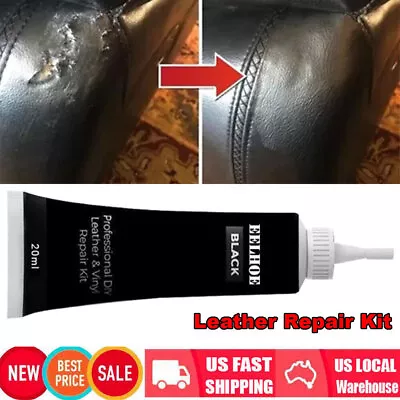 Leather Repair Filler Cream Vinyl Kit Restore Car Seat Sofa Scratch Scuffs Holes • $6.85