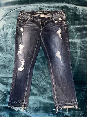 Vanity Premium Collection Distressed Curvy Stretch Low Rise Womens Jeans 31 • $15