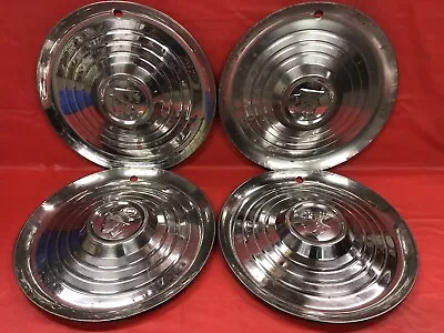 Vintage Set Of 4 1952–53 Mercury 15  Hubcaps • $99.99