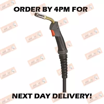 Parker Mb25 3m Mig Torch Gun Euro Fitting Gas Gasless Lance Binzel Style 3 Metre • £54.99