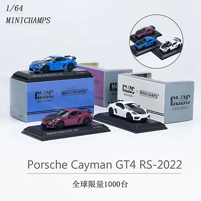Minichamps Mini Cut 1:64 Porsche Porsche Cayman GT4 RS Limited Alloy Car Model. • $36.99